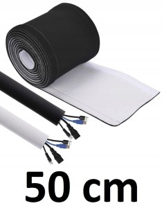 Neoprenowy organizator maskownica do kabli 50 cm