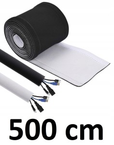 Neoprenowy organizator maskownica do kabli 500 cm