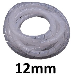Spiralna maskownica organizator kabli 12mm 8m
